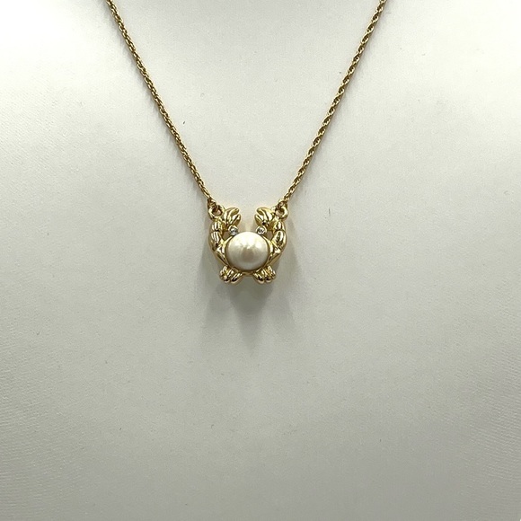NWT Kate Spade New York Make A Splash Cream Pearl Pendant Gold Tone Necklace - Picture 3 of 13